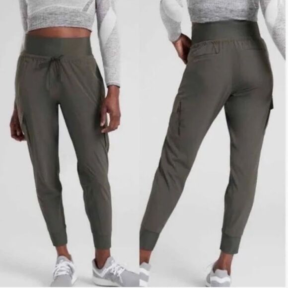 EXCELLENT CONDITION WOMEN’S SIZE 4 ATHLETA SUTTON CARGO JOGGERS - Picture 6 of 9